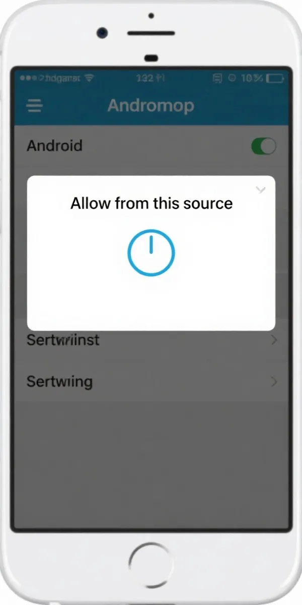 Android 安装设置示意图